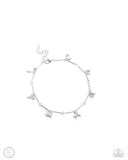Paparazzi -  A SMILE A Minute - Silver Anklet