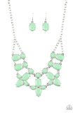 Paparazzi - Goddess Glow - Green Necklace