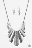 Paparazzi - Untamed - Silver Necklace