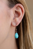 Paparazzi - BADLAND To The Bone - Long Copper & Turquoise Necklace