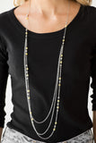 Paparazzi - Colorful Cadence - Yellow Long Necklace