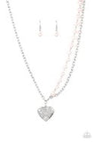 Paparazzi  - Forever In My Heart - Pink Necklace
