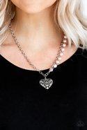 Paparazzi  - Forever In My Heart - Pink Necklace