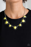 Paparazzi - Make A Point - Yellow Necklace