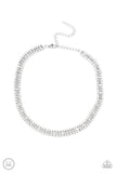 Paparazzi - Full Of Hot HEIR - White Necklace