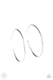 Paparazzi - Rural Reserve - Silver Hoop Earrings