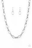 Paparazzi - Defined Drama - Silver Necklace