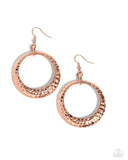 Paparazzi - Gallery Gear - Copper Earrings