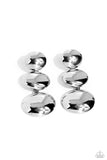 Paparazzi - Futuristic Fantasy - Silver Earrings