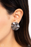 Paparazzi - Destination Unknown - Black Earrings