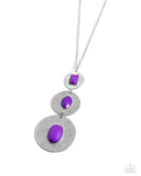 Paparazzi - Talisman Trendsetter - Long Purple Necklace