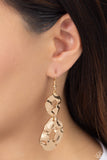 Paparazzi - Gallery Gravitas - Gold Earrings