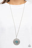 Paparazzi Necklace - Targeted Tranquility - Long Blue Necklace