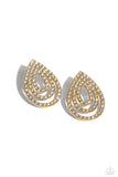 Paparazzi - Red Carpet Reverie - Gold Earrings