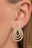 Paparazzi - Red Carpet Reverie - Gold Earrings