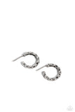 Paparazzi - Buzzworthy Bling - Silver Small Hoop Earrings