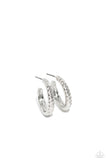 Paparazzi - Curvy Charisma - Silver Earrings