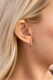 Paparazzi - Ultra Upmarket - Rose Gold Earrings