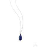 Paparazzi - Earthy Enchantment - Dainty Blue Necklace