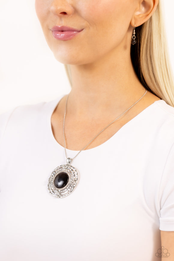 Paparazzi - Maze STUNNER - Black Necklace