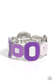 Paparazzi - Painted Pairing - Purple Bracelet