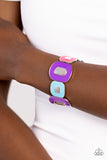 Paparazzi - Painted Pairing - Purple Bracelet