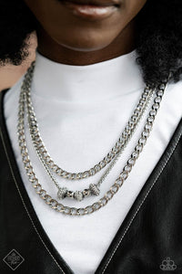 Paparazzi - Layered Loyalty - White Necklace