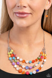 Paparazzi - Summer Scope - Multicolored Necklace