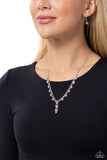 Paparazzi - Executive Embellishment - White Necklace