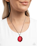 Paparazzi - Showstopping Season - Red Necklace