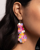 Paparazzi - Beaded Bouquet - Multicolored Earrings