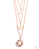 Paparazzi - Refined Reaction - Layered Copper Necklace