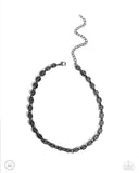 Paparazzi - Abstract Advocate - Black Choker Necklace