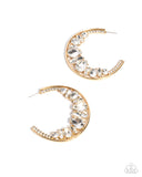 Paparazzi - Refined Rewind - Gold Hoop Earrings