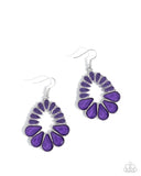 Paparazzi - Mesmerizing Moment - Purple Earrings