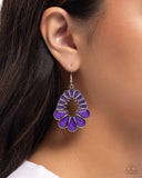 Paparazzi - Mesmerizing Moment - Purple Earrings