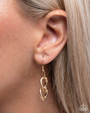 Paparazzi - Bold Buckle - Gold Necklace