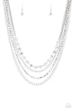 Paparazzi - Extravagant Elegance - Silver Necklace