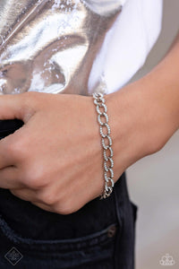 Paparazzi - Freethinking Finish - White Bracelet