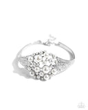 Paparazzi - Royal Red Carpet - White Pearl Bracelet