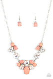 Paparazzi - Ethereal Romance – Orange Necklace