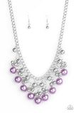 Paparazzi Accessories - Pearl Appraisal - Purple Necklace - Travona's Dazzling Jewels