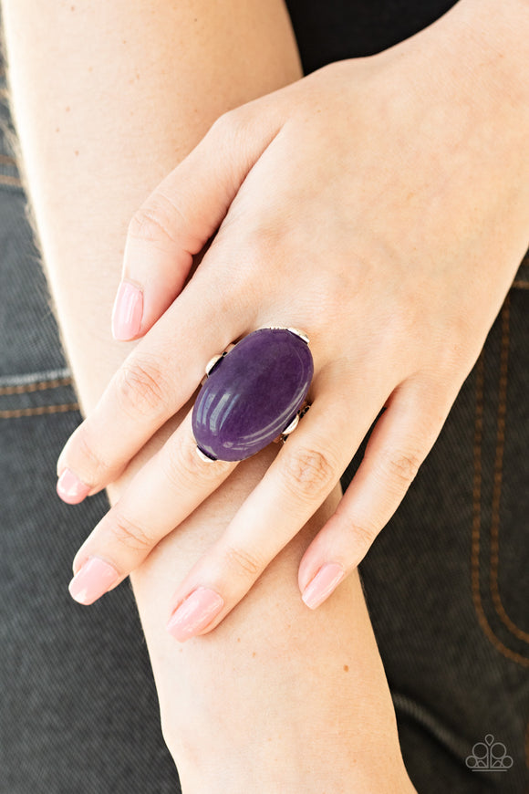 Paparazzi Accessories - Desert Heirloom - Purple Ring - Travona's Dazzling Jewels