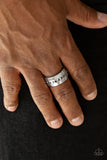 Paparazzi Men's Accessories - Reigning Champ - Silver Ring - Travona's Dazzling Jewels