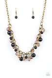 Paparazzi Accessories - The GRIT Crowd - Black Necklace - Travona's Dazzling Jewels