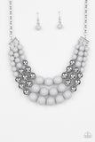 Paparazzi Necklace - Dream Pop - Silver Necklace - Travona's Dazzling Jewels