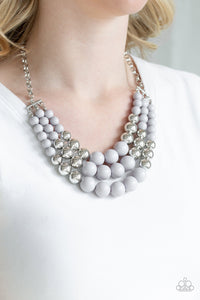 Paparazzi Necklace - Dream Pop - Silver Necklace - Travona's Dazzling Jewels