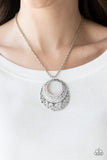 Paparazzi - Textile Trio - Silver Necklace