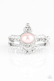 Paparazzi Accessories - Timeless Tiaras - Pink Ring - Travona's Dazzling Jewels