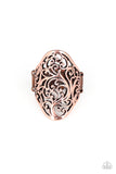 Paparazzi Accessories - Vine Vibe - Copper Ring - Travona's Dazzling Jewels